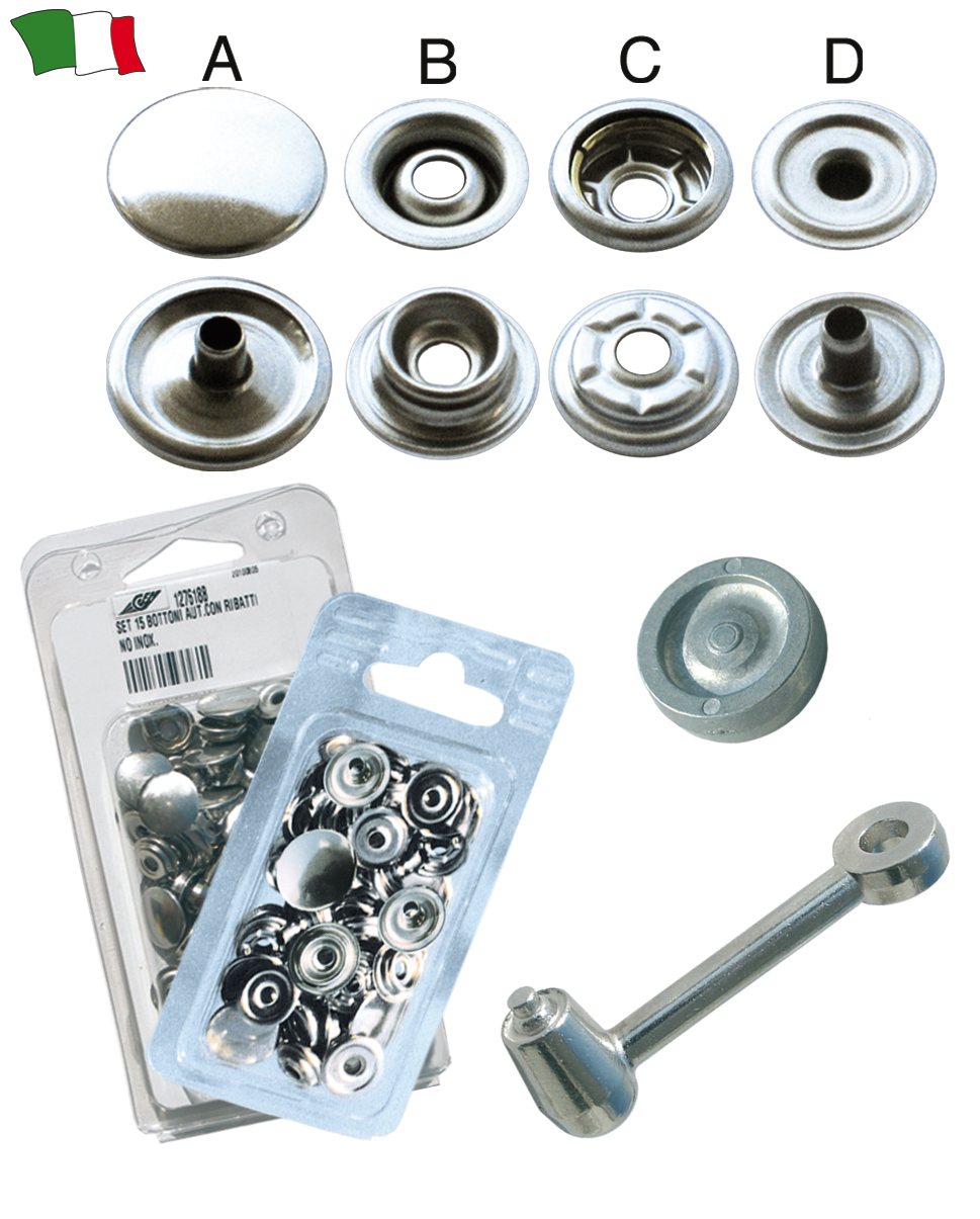 STAINLESS STEEL DOT FASTENER BUTTON