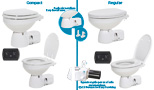 JABSCO QUITE FLUSH E2 ELECTRIC TOILET WITH QUICK RELEASE